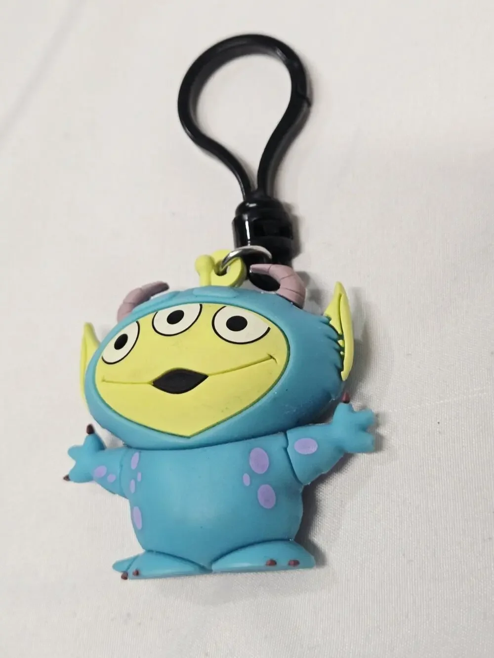 Disney Pixar Alien Remix Figure Bag Clip Monsters Inc Sulley Sully Keychain